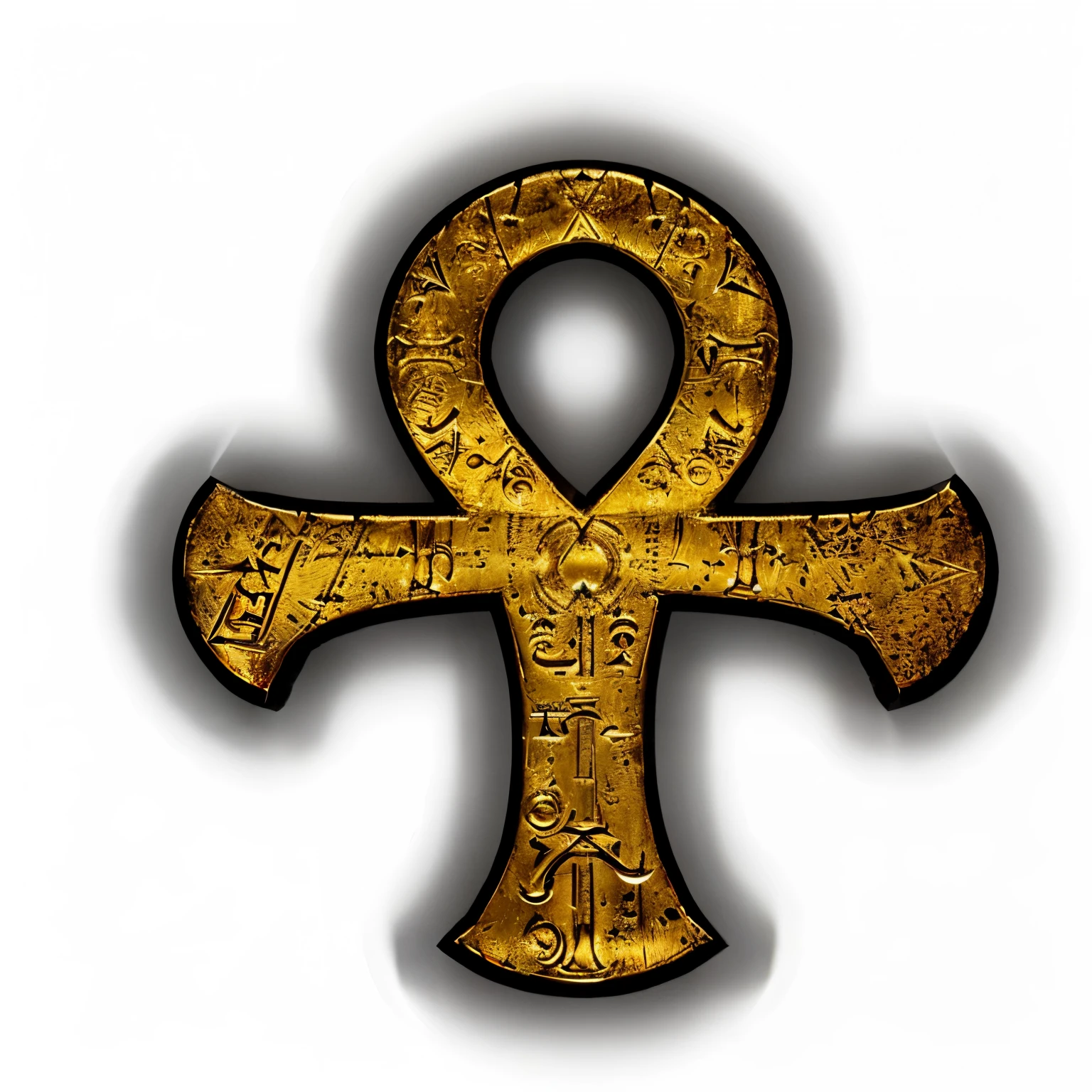 an gold ankh symbol, wears the ankh symbol, ankh, ankh symbol around the neck, ancient symbol behind it, ankh pendant, kemetic symbolism, leviathan cross, kemetic, orthodox symbolism diesel punk, wears a egyptian ankh necklace, ankh necklace, imperial symbol, seshat