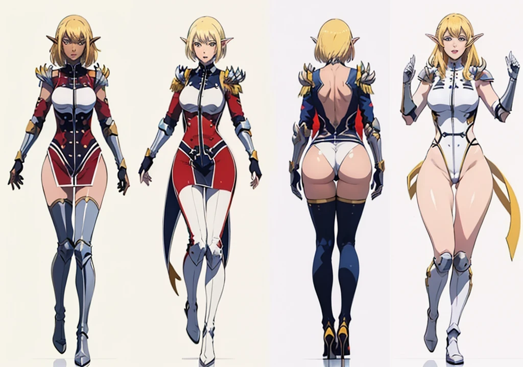 masterpiece, best quality, high quality, 1solo dark black SKIN elf, long hair, white hair, yellow eyes, full body, breastplate, looking at viewer, shiny, armor, thigh highs, high boots, shoulder armor, faulds, poleyn, gloves, gauntlets, (((1 girl))), medium to large breasts, a beautiful and cute lady, standing, (((in the pool at night))), (big muscular ass), {{{wearing armor }}} (thin waist), (incredibly beautiful full body photo, standing, (((bright eyes))), good anatomy, perfect hand muscular legs))), thin waist, muscular abdomen, wearing black high heel shoes, (((with her back to me showing her big shapely ass to me))), grabbing own ass