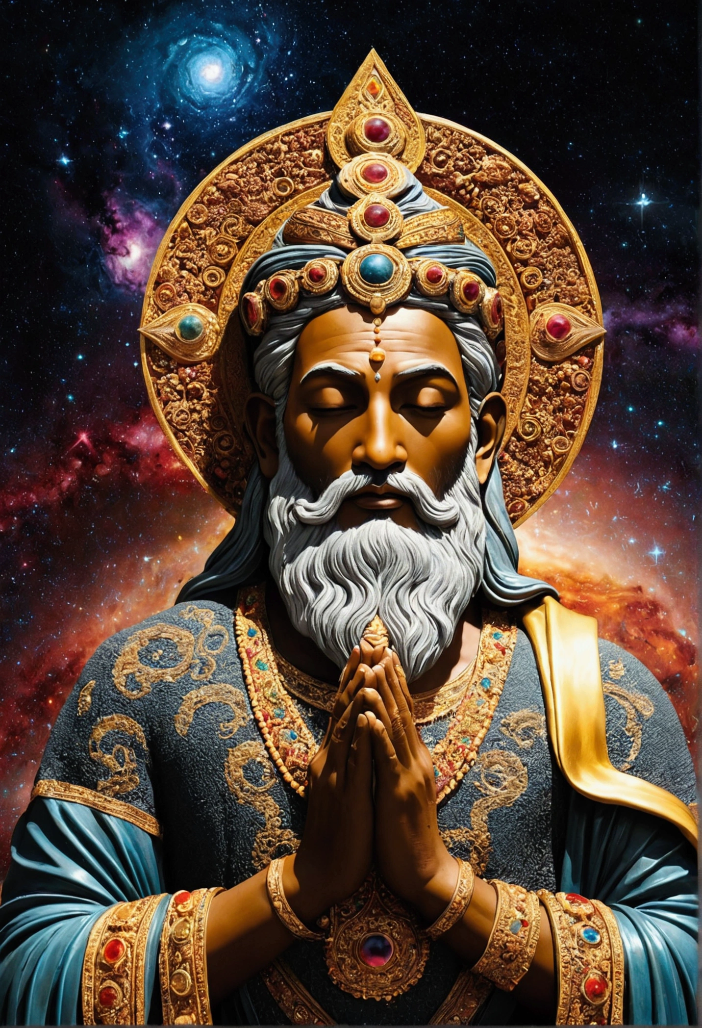 God creating the universe