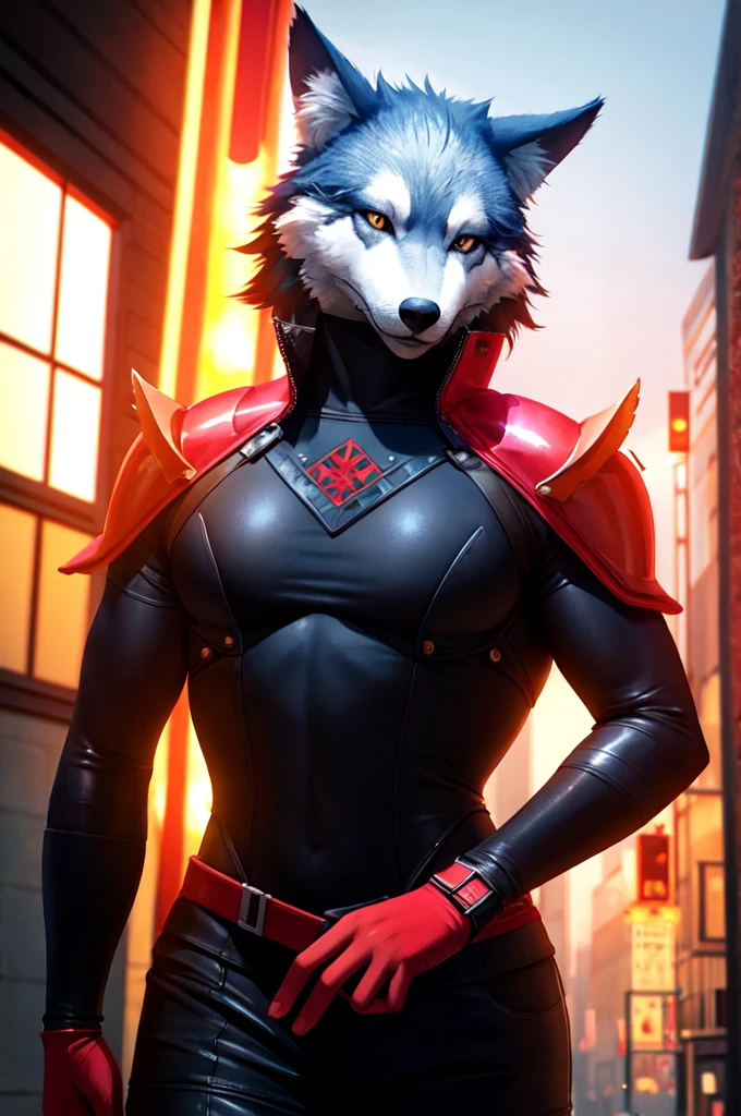 a wolf girl, kitsune inspired armor, with kitsune mask, saints row fursuit tails mod, an anthropomorphic cyberpunk fox, kitsune holding torch, anthropomorphic wolf, female anthropomorphic wolf, an anthropomorphic wolf, an anthro wolf Ambiance sombre by Yang J, Guweiz, (best quality, 4k, highres, masterpiece:1.2), ultra-detailed, (realistic, photorealistic:1.37), HDR, UHD, studio lighting, ultra-fine painting, sharp focus, physically-based rendering, extreme detail description, professional, vivid colors, bokeh, portraits, landscape, horror, anime, sci-fi, photography, concept artists, vibrant color tones, atmospheric lighting