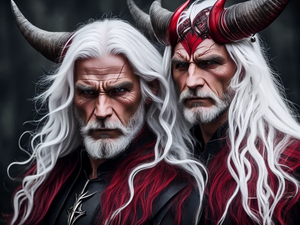 Make an image of sexual intercourse with black and albino dwarves