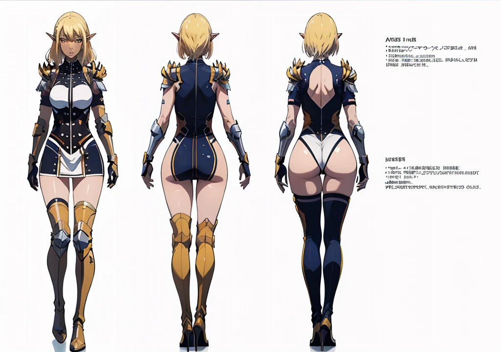 masterpiece, best quality, high quality, 1solo dark black SKIN elf, long hair, white hair, yellow eyes, full body, breastplate, looking at viewer, shiny, armor, thigh highs, high boots, shoulder armor, faulds, poleyn, gloves, gauntlets, (((1 girl))), medium to large breasts, a beautiful and cute lady, standing, (((in the pool at night))), (big muscular ass), {{{wearing armor }}} (thin waist), (incredibly beautiful full body photo, standing, (((bright eyes))), good anatomy, perfect hand muscular legs))), thin waist, muscular abdomen, wearing black high heel shoes, (((with her back to me showing her big shapely ass to me))), grabbing own ass
