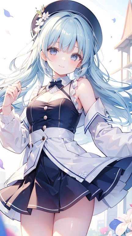 Cute girl with happy smile