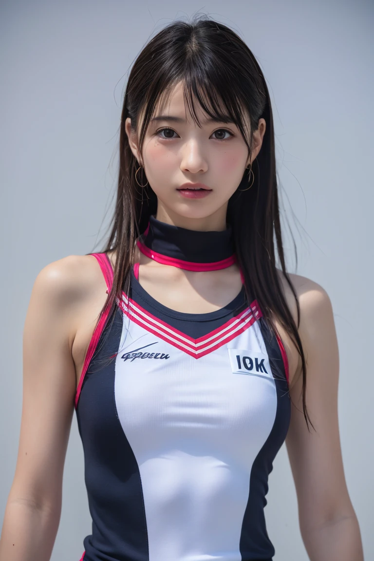 (8k, RAW Photos,Highest quality, High resolution:1.1), (超Realisticな:1.4),(Realistic, Realistic:1.3),The Beauty of Japan、Rhythmic gymnastics club、Rhythmic Gymnastics Uniform、((Upper Body:1.3))