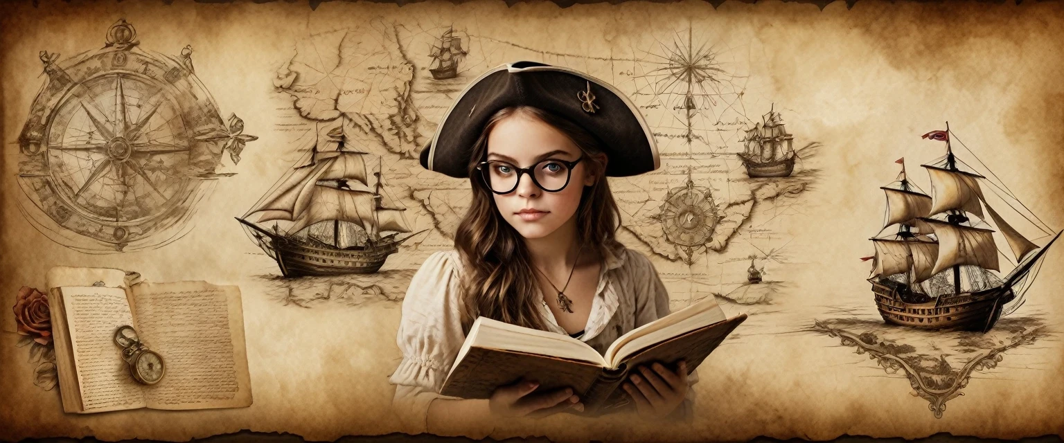 realistic beautiful brown eyes behind glasses