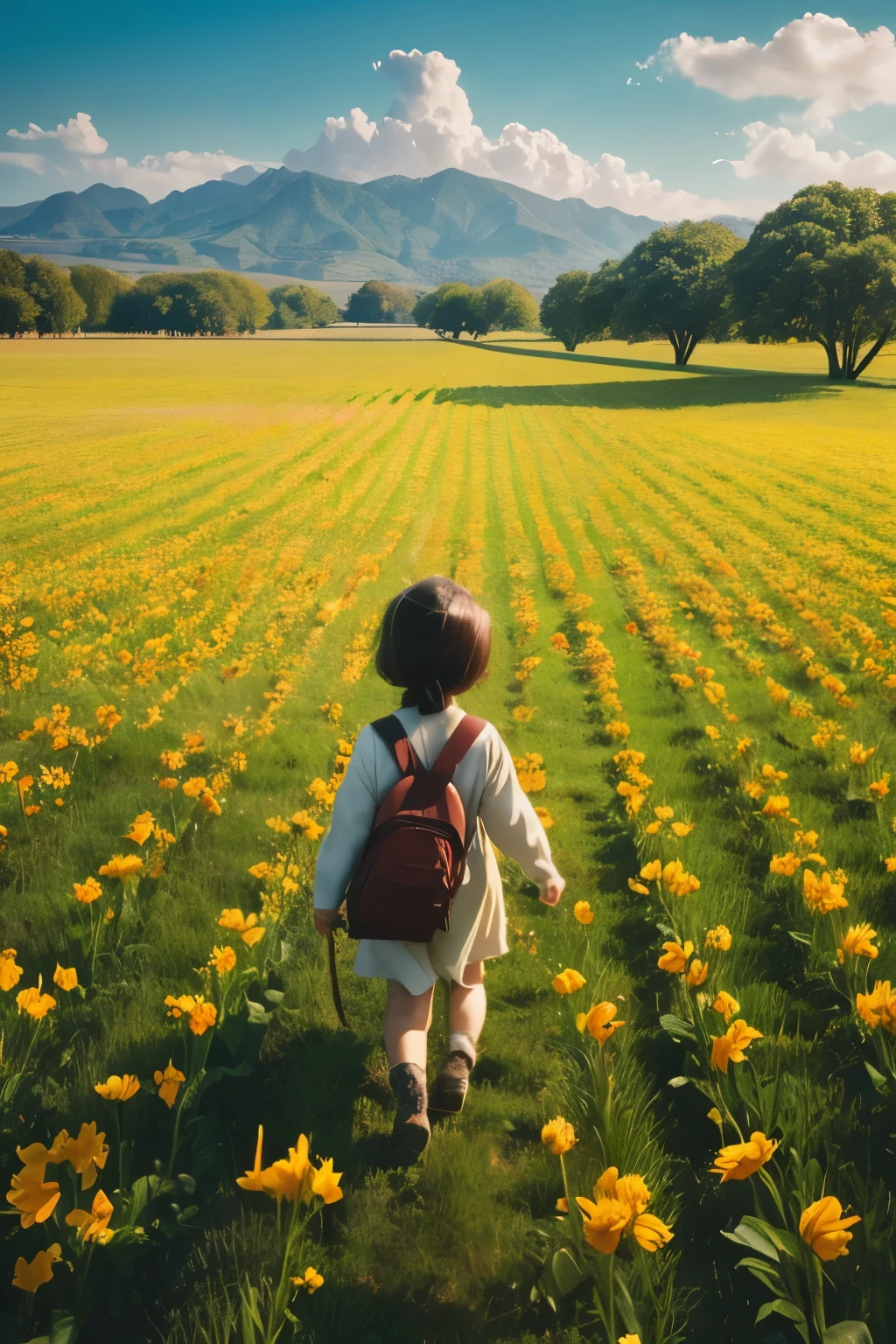 Panel exhibition on war and peace will be held。 The target audience is from children to adults.。 A bright, peaceful image with no people.、 About the horrors of war、Please create an image that can be used for a poster without using people.。