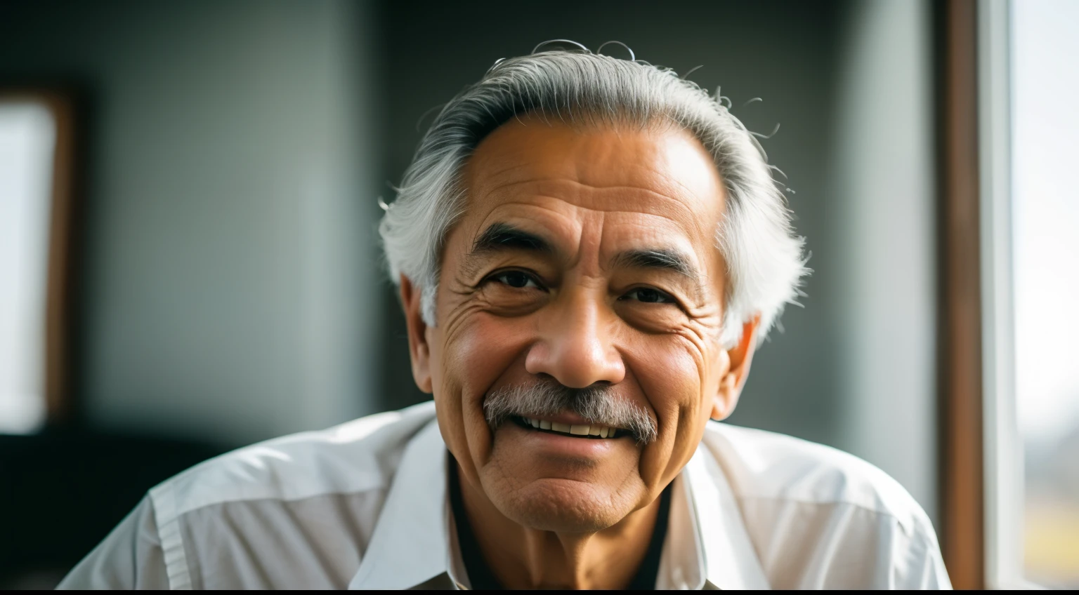 atra de el hay una pared con muchos grafitis  letras que dicen ami soledades voy de mis soledades vengo el esyta   catando Detailed photo of old man, looking 60 years old, Cao Cao, dark hair color, light skin color, taken with a Leica M6 and a Leica 75mm F1.25 Noctilux, Atmospheric lens.Grinning