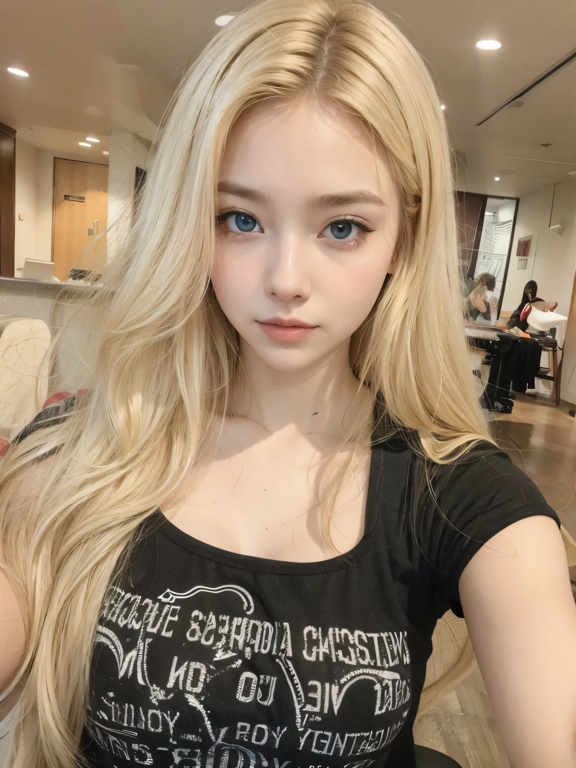 blonde woman