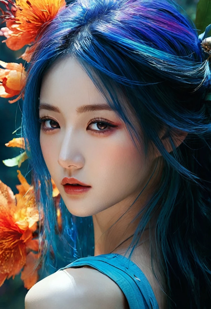 <(Digital watercolor Illustration of a (oriental beauty), by JB, Waterhouse, Carne Griffiths, Minjae Lee, Ana Paula Hoppe, Stylized watercolor art, Intricate, Complex contrast, HDR, Sharp, soft Cinematic Volumetric lighting, flowery pastel colours, wide long shot, perfect masterpiece:):1.0, (upper thighs shot:1.3),
<(detailed matte painting, deep color, fantastical, intricate detail, splash screen, complementary colors, fantasy concept art, 8k resolution trending on Artstation Unreal Engine 5):0.9,