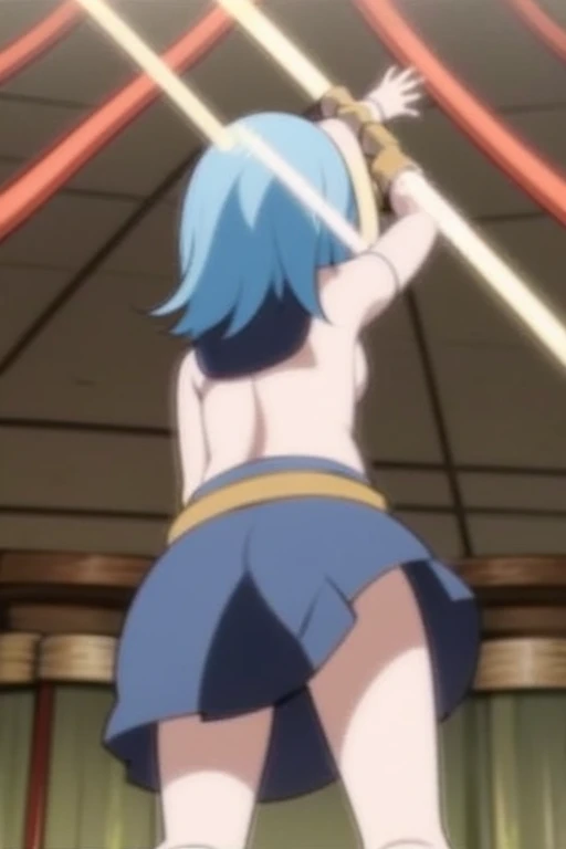 Fille se penche, thicc, string