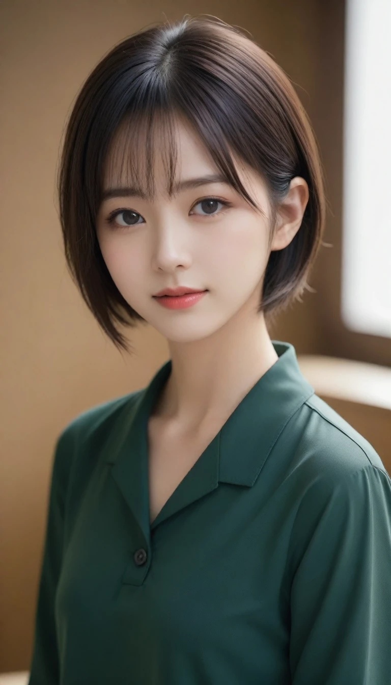 8k, Ultra-high resolution, Highest quality, masterpiece, 三分割法によるphotograph,Surreal, photograph, 1 Girl, (16 years old:1.3), pretty girl, Cute Face, Beautiful eyes in every detail, 細かくdetailedに,masterpiece,One Girl:1.2,Japan Female Teachers,ull body,light smile,Black short hair,Bob with bangs,The World of Metal Gear Solid,(印象派の美しい少女のPortraiture),(Impressionist light and colour), (next generation special forces:1.3),(Warrior,Camouflage,Beautiful dark eyes, So cute and beautiful,16 years old, ), (smile:0.8),Sharp contours,Looking down, (High-tech special forces), ((Nuclear aircraft carrier)),indoor, Light from above, Low contrast, (Side view),, Perfect and beautiful face ,完璧でCute Face, Skin with attention to detail, Perfect limbs、Narrow waist,Looking at the audience,(((Ideal body type))),A cup small breasts :2,Portraiture:2,Perfect ???????,鮮明なdetailed,detailed,Surreal,Light and shadow,glowing