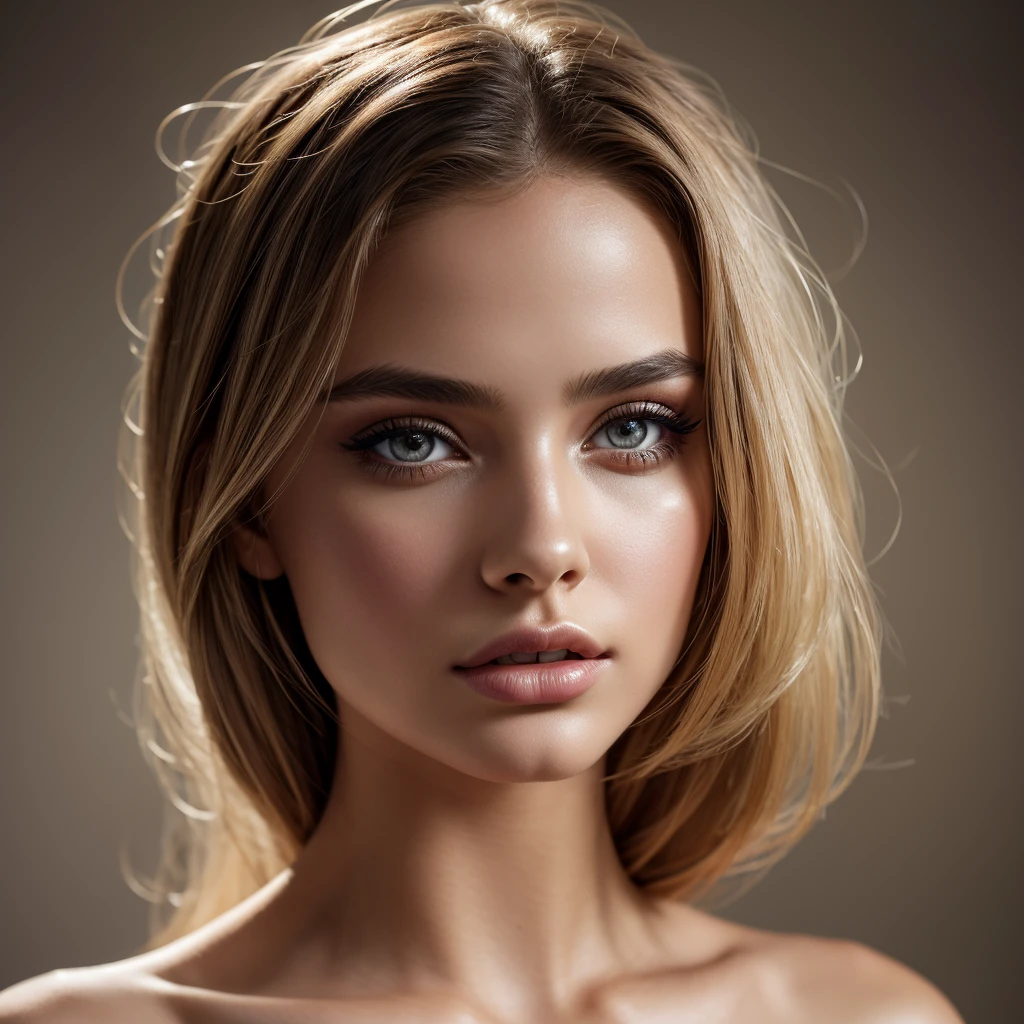 a beautiful teenage girl, beautiful detailed eyes, beautiful detailed lips, extremely detailed eyes and face, long eyelashes, natural skin, elegant pose, studio lighting, seamless backdrop, professional photography, cinematic lighting, high fashion, editorial, glamorous, vogue, dramatic lighting, cinematic color grading, masterpiece, best quality, 8k, high resolution, photorealistic, cinematic, dramatic, moody, editorial, fashion, glamorous, elegant, graceful, sophisticated, alluring, captivating