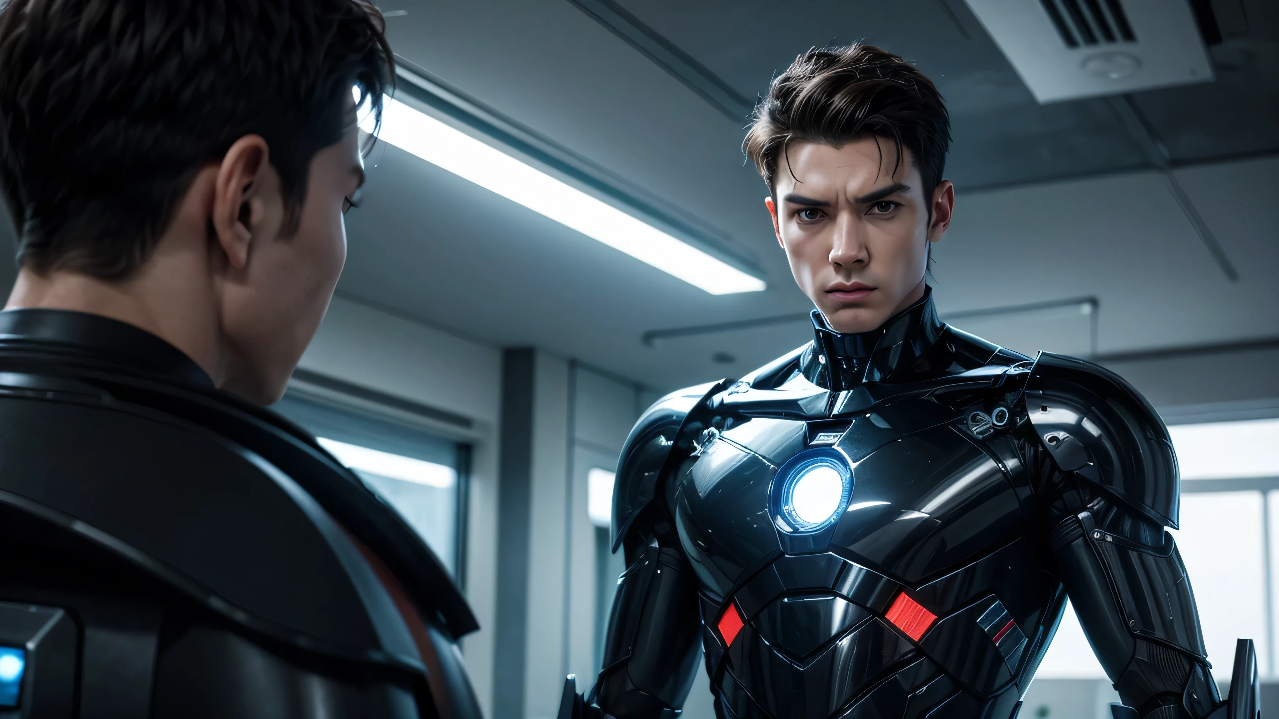 half man half robot, dominating the world