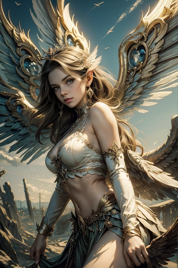 fairy, (((large wings, masterpiece)))