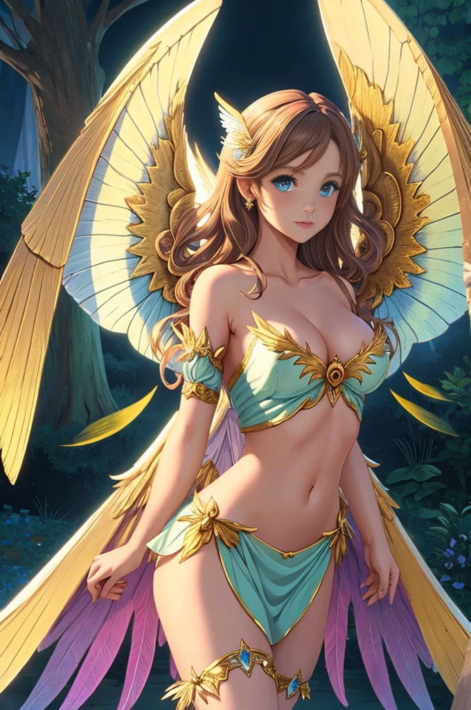 fairy, (((large wings, masterpiece)))