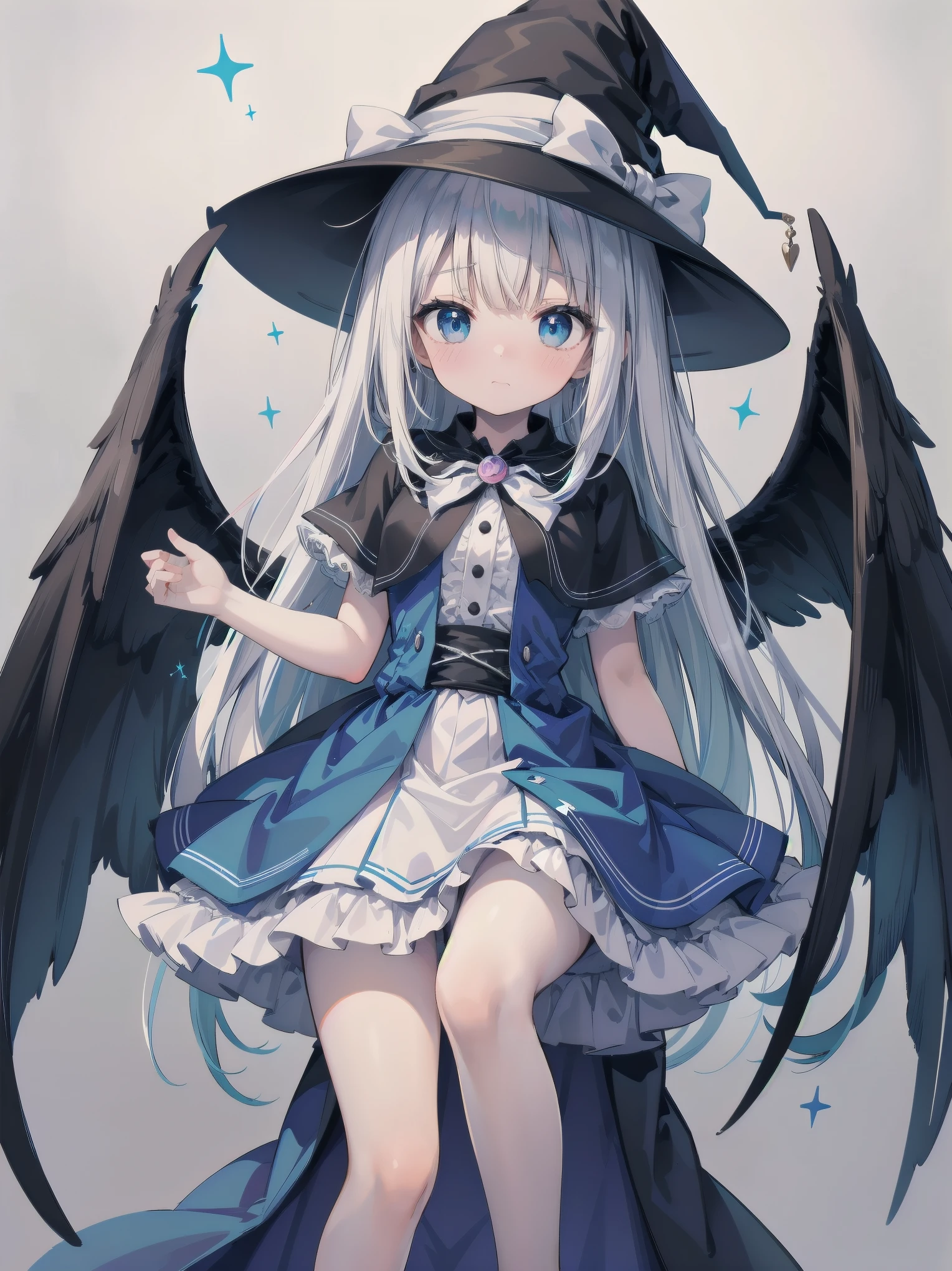 🎶, (🧙♀️), ✡, ✨(black hat), , Alice in Wonderland, Alone, very beautiful, cute, adorable, embarrassed, alone, blue eyes, white skin、look at viewer、looking up,kawaiitech, pastel colors, kawaii, cute colors,Alice in Wonderland, alone, very beautiful, cute, adorable, embarrassed, alone, blue eyes, white skin,skirtlift