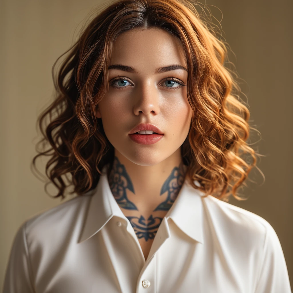 score_9, score_8_up, score_7_up, score_6_up, score_5_up, score_4_up, 1girl 1boy, perfect anatomy, detailed throat cum. An incredibly detailed and cinematic 3D render, close-up portrait of a 19-year-old biracial female. Facing camera shirt open, breast bouncing around, tattooed, has curly, straight, reddish-brown hair and a warm caramel skin tone, big breast, round juicy booty, cameltoe, extremely detailed 8K wallpaper, highres, centered, soft wavy hair The girl is dressed in a professional jiu-jitsu gi with black and red stitching, featuring the phrase "All Out of Favors" written on the back. She stands confidently, embodying strength and grace, while the background of the image is shrouded in mystery and drama. The high-quality photograph captures the essence of this young martial artist, emphasizing her beauty and determination 3d render, cinematic, portrait photography, raw photo, masterpiece, ultra-detailed CG, Blender renders, ZBrush, sexually_Expressiveh
