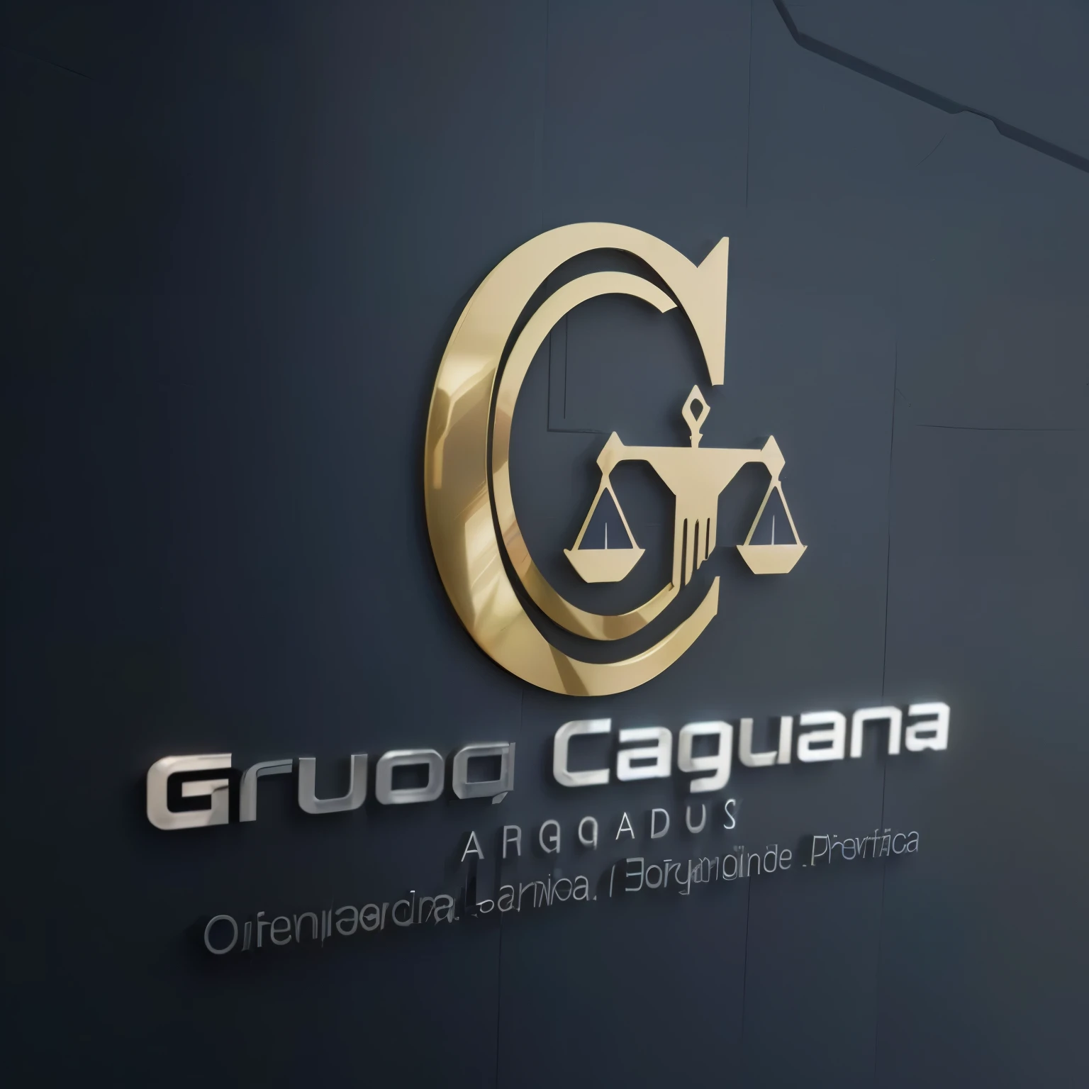 a Logo for a law firm called grupo caguana, business Logo, capture, professional Logo, by Giorgio Cavallon, corporate Logo, salustiano garcia cruz, professional photo, epic 3d oxaguian, handsome, octane rendering, Photography, by Pablo Carpio, thumbnail, professional image, professional Logo design, 3 d logo, Logo