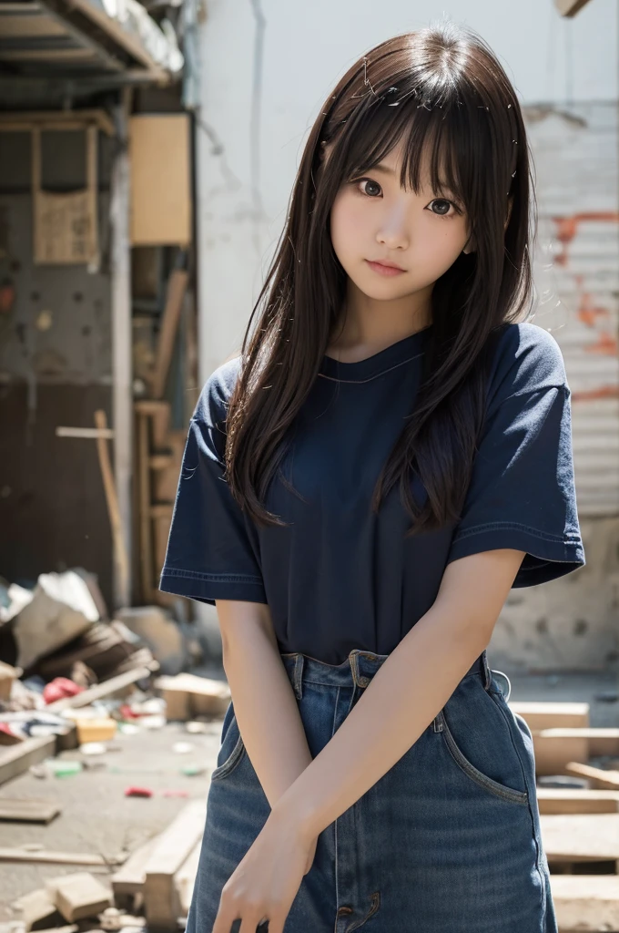 **Prompt Content**:
A beautiful Japanese girl、The scene is set against a ruined background.。The beautiful girl's face and body had bloodstains and wounds as if she had been in a battle.、He has a very tense look。Her outfit is made of lightweight leather.、Designed to make your tattoo visible。
**Background features**:
The background is a messy room、Dimly、There are graffiti and scratches on the walls.。The overall atmosphere is chaotic and violent.、I can feel the traces of the battle。The color is dark、The serious tone is emphasized。
**Features of the costume**:
The beautiful girl's costume is made of thin leather material.、The design features straps and studs.。Tattoos are visible through the costume、It shows her strength and rebellious nature.。There were blood stains on some of the clothes.、It shows the intensity of the battle.。
**Posing**:
Beautiful girl stares sharply at the camera、Has a serious expression。Her body is slightly leaning forward、There is a sense of tension in the air。Hair is messy、Sweat and blood are seen、Her condition after a fierce battle is realistically depicted.。
**Photographic Techniques**:
Using a shallow depth of field、Blur Background、The focus is on the beautiful girl who is the subject of the photo.。The use of light is clever、Beautiful girl's skin texture and blood stains、The photograph is shot to highlight the details of the sweat.。Dim lighting is used throughout、The serious and realistic atmosphere is emphasized.。The photo is taken in portrait mode.、Using ultra-realistic live-action techniques、The beautiful girl's facial expression and body details are depicted in detail.。