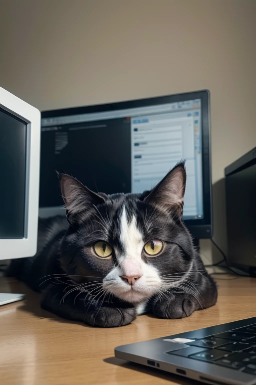 Create a cat by using the computer