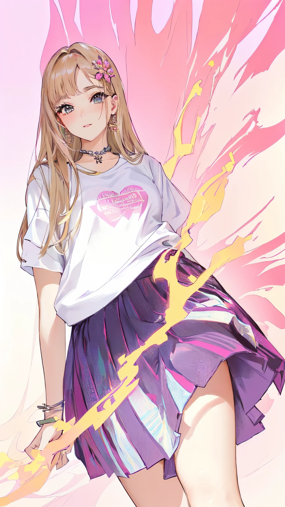 Close up of woman wearing skirt on pink background, Blackpink's Roseanne Park, Seon Yun-ju, Blackpink's Josh, magazine photo, portrait of Blackpink's Josh, blackpink jennie, official artwork, glossy magazine photoshoot, Taejun Kim, cl, Chassis, jimin park, jiyun chae, Larissa Manoban of Blackpink