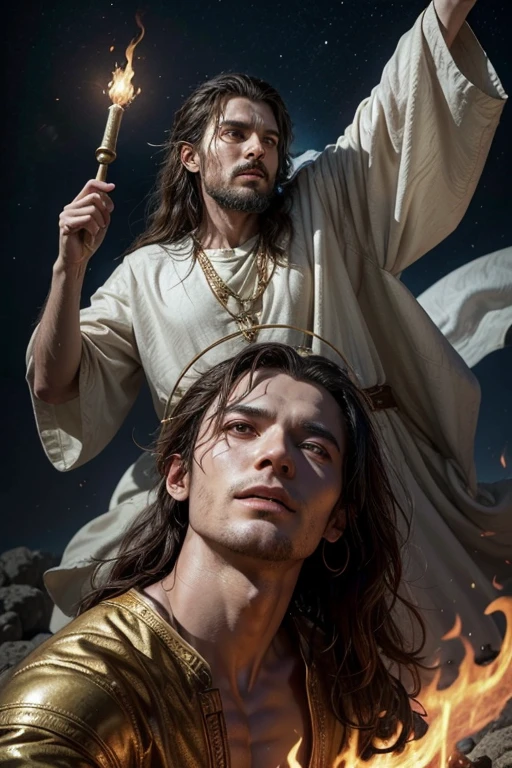 Elijah, one of the most prominent prophets of the Old Testament, played a crucial role in restoring faith to Israel during a period of idolatry and apostasy. He confronted King Ahab and Queen Jezebel, who had led the people astray to Baal worship, and demonstrated the power of Israel's God in events such as the challenge on Mount Carmel, where God responded with fire from heaven. Additionally, Elijah was known for miracles such as the multiplication of the widow's oil and the resurrection of her son. His journey culminated in his ascension to heaven in a fiery chariot, leaving a legacy of spiritual fervor and unshakable faith.