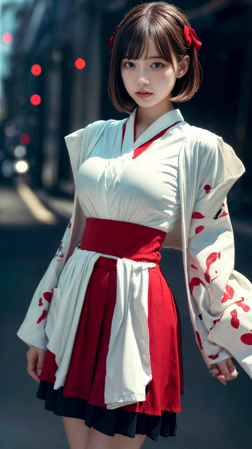 (absurdres:1.3), (highres:1.3), (ultra detailed:1.3),(1girl:1.3), (extremely detailed CG unity 8k wallpaper:1.3), (detailed skin texture, detailed cloth texture, detailed hair texture), (beautiful detailed face, supermodel, pale skin, realistic glistening skin), (RAW photo, best quality), (realistic, photo-realistic:1.4), masterpiece, extremely delicate and beautiful,Amazing, finely detail, extremely detailed CG unity 8k wallpaper, huge filesize, ultra-detailed, highres, absurdres, soft light,rim light, vibrant details, short bob hair, black hair color, Big Natural Color Lip, (perfect body shape), beautiful legs, BREAK (white and red theme:1.4), (fusion of (white kimono tops:1.2) and (red high-waisted maxi length skirt):1.4), (long sleeve:1.3), (kimono-collar:1.2), (red outlines on white kiomno:1.2), (white very short ankle socks:1.2), (Japanese clogs geta:1.2),
crying a little、little smile, Harajuku style、20 year old girl、cute type、lolita、open legs