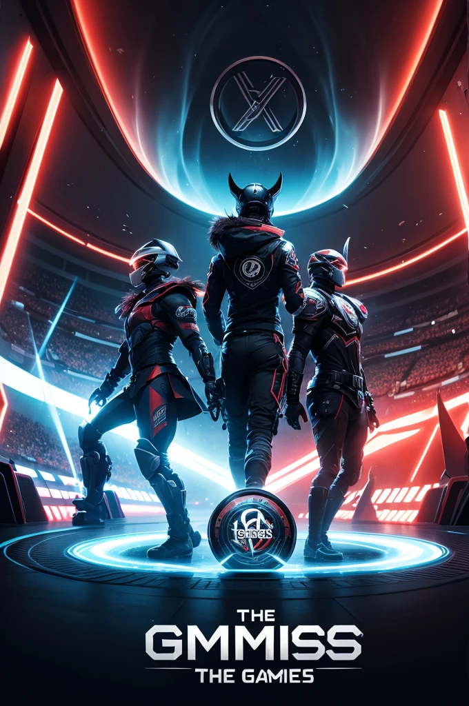 A logo with the title "The Games"