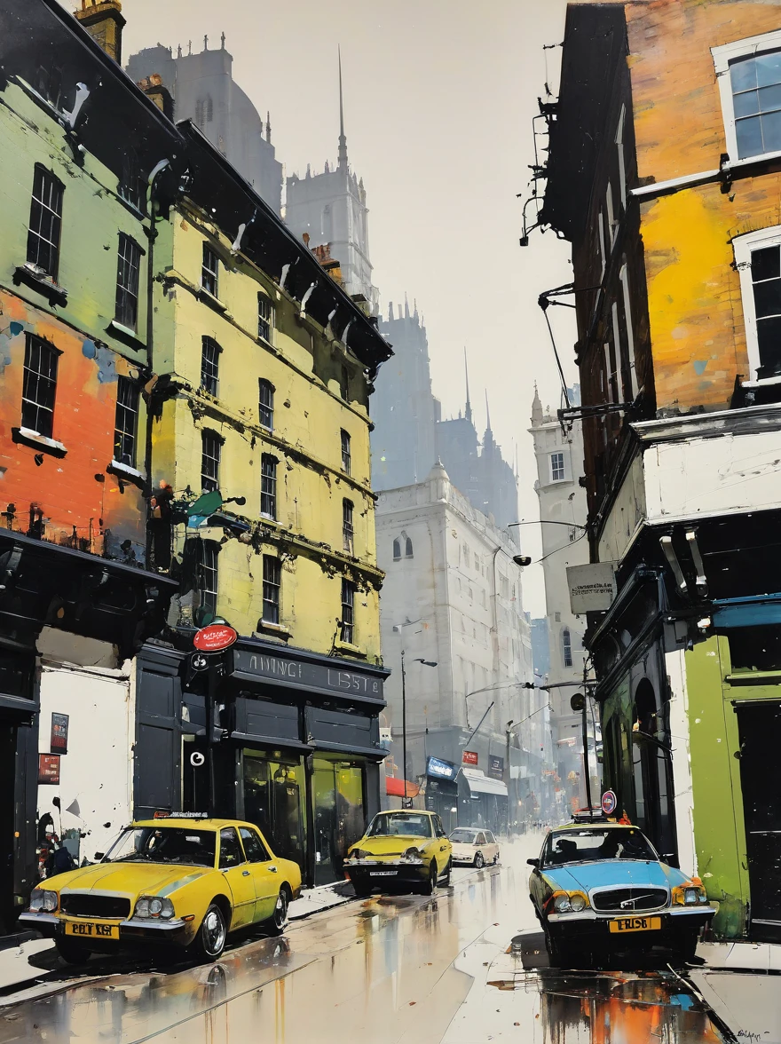 (in style of Anthony Lister:1.5), city landscape