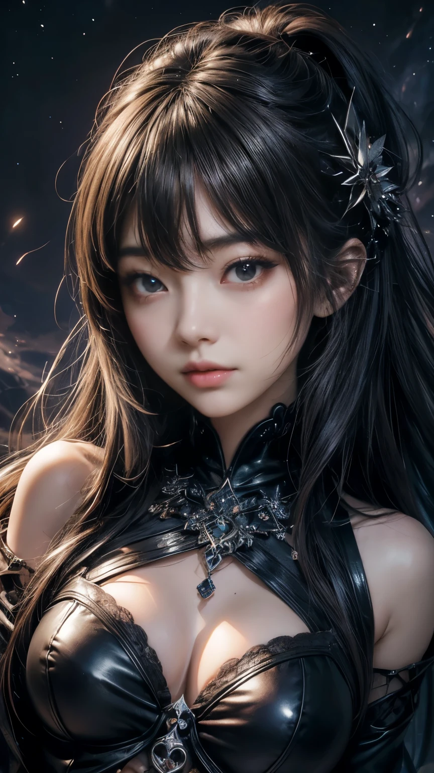 (Highest quality,High resolution:1.2),(dark,Threatening:1.1),(Bad luckな:1.1), In the vortex of space,
Heart of a Goth Maiden, Very dark shade.
Her Eyes, Like dazzling fur in a starless haze,
A symphony of despair in their eyes.
Her Mogul Snaps, Mysterious Cemetery,
Think about it, The source of her sadness.
Black hair swaying in the moonlight,
She weaves despair into her dreams.
oh, Her Soul, Shadow'Embrace,
Take me to space.
At each step of the Kelhudelgoring, She summons darkness,
Dance of the Void, Whippler Big Spark.
Her touch is the cold caress of the void,
In her vague existence, I am left confused.
For Love, Bumblewisk, Cosmic Power,
Stars shining in the endless night.
Confusion swirls, Let the emptiness cry out,
Our love is a dazzling dream in the universe.
Gothic Witch of the entire star world,
In your void, I find my soul.
Hypermaximalist, Anime Style, Breathtaking oil paintings, Surreal, Ultra-realistic digital illustrations that mimic the style of oil paintings, Blends seamlessly with Alex Grey'Psychedelic fantasy art and H'The Aesthetics of Biomechanics.R. Giger. Great composition, masterpiece, Highest quality, (devil,Satan,Lucifer:1.1),(devilish:1.1),(Bad luck,Bad luckな:1.1),(Powerful figure:1.1、Big Breasts、Glasses) 、 ((((Huge glasses, Nerd Glasses, thick glasses, Round Glasses)))),(((Big Breasts)))、(Red eyes glow:1.6)、(Red glowing eyes,Sharp teeth:1.1),(Black wings,thick,shabby:1.1),(hellish landscape:1.1),(fire,sulfur:1.1),(Threatening atmosphere:1.1),(dark shadows,Threatening presence:1.1),(Bad luck clouds,Stormy Skies:1.1),(dark,Spooky atmosphere:1.1),(Bad luck aura,Evil energy:1.1),(dark aura,cigarette:1.1),(Extreme heat,Burning Flames:1.1),(Surreal,Nightmare Visions:1.1),(Predicting the end:1.1),(Twisted corners,Fiery crown:1.1),(Bad luck whispers,devilish laughter:1.1),(Cry of pain,echoing screams:1.1),(Bad luck symbols,Ancient runes:1.1),(Mysterious Relic,dark artifacts:1.1),(Infernal Ritual,Ritual sacrifice:1.1),(devilish minio
