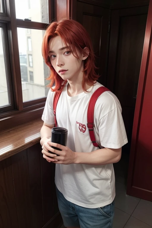 homen , Red-Haired,shorty with 1,55, red eyes and cute.