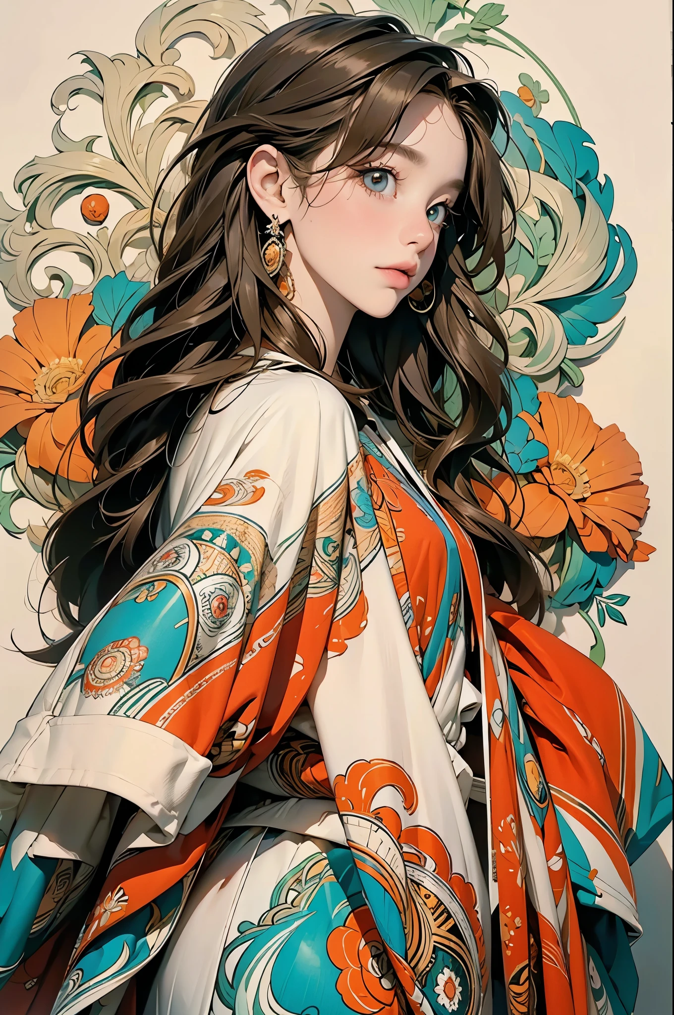 1girl,officialart,unity8kwallpaper,ultradetailed,beautifulandaesthetic,masterpiece,bestquality,(zentangle,mandala,tangle,entangle),dynamicangle,cowboyshot,themostbeautifulformofchaos,elegant,abrutalistdesigned,vividcolours,romanticism,byjamesjean,robydwiantono,rosstran,francisbacon,michalmraz,adrianghenie,petracortright,gerhardrichter,takatoyamamoto,ashleywood,atmospheric,ecstasyofmusicalnotes,streamingmusicalnotesvisible