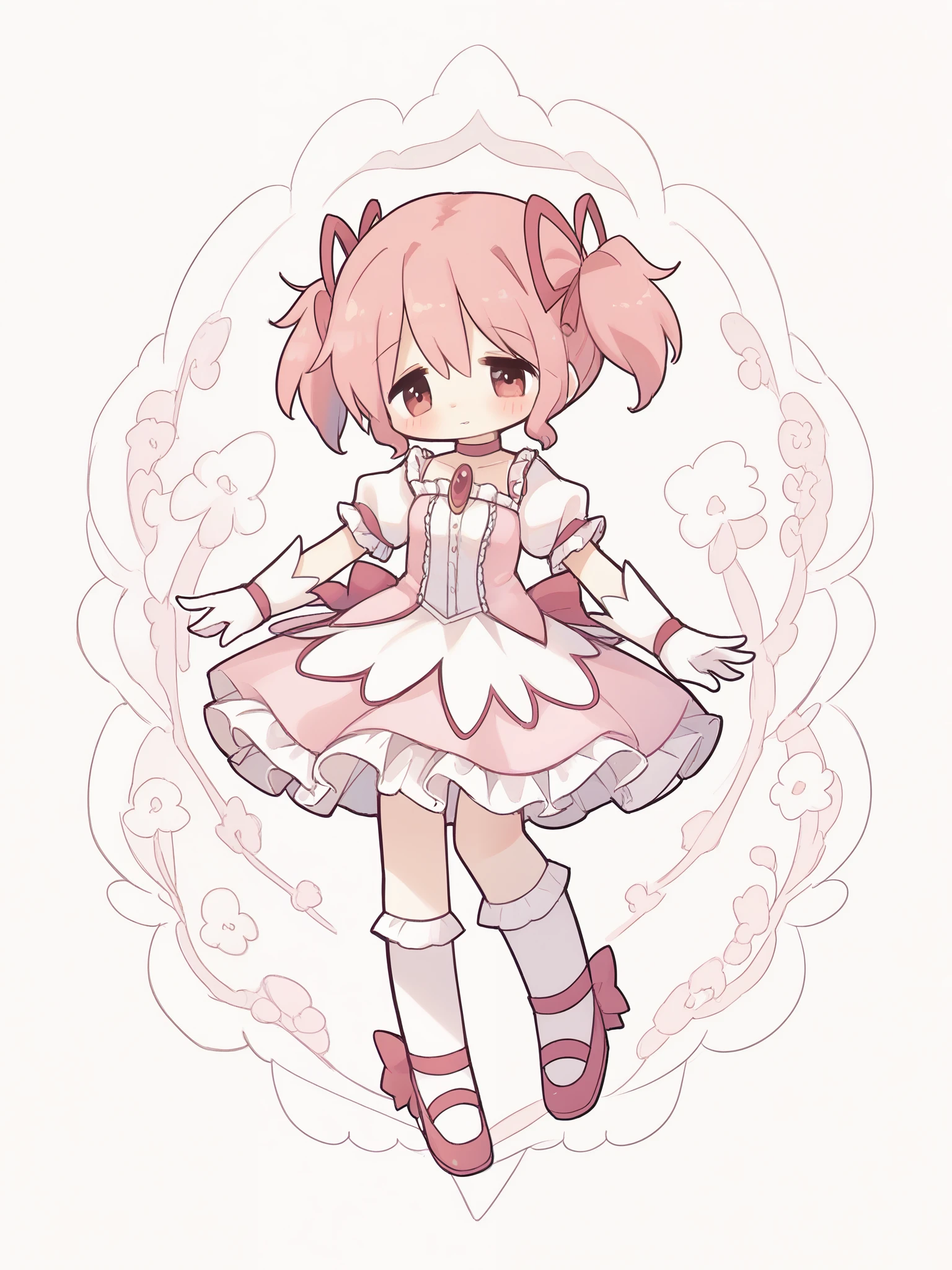 Madoka magica 、4k 、magical girl dress