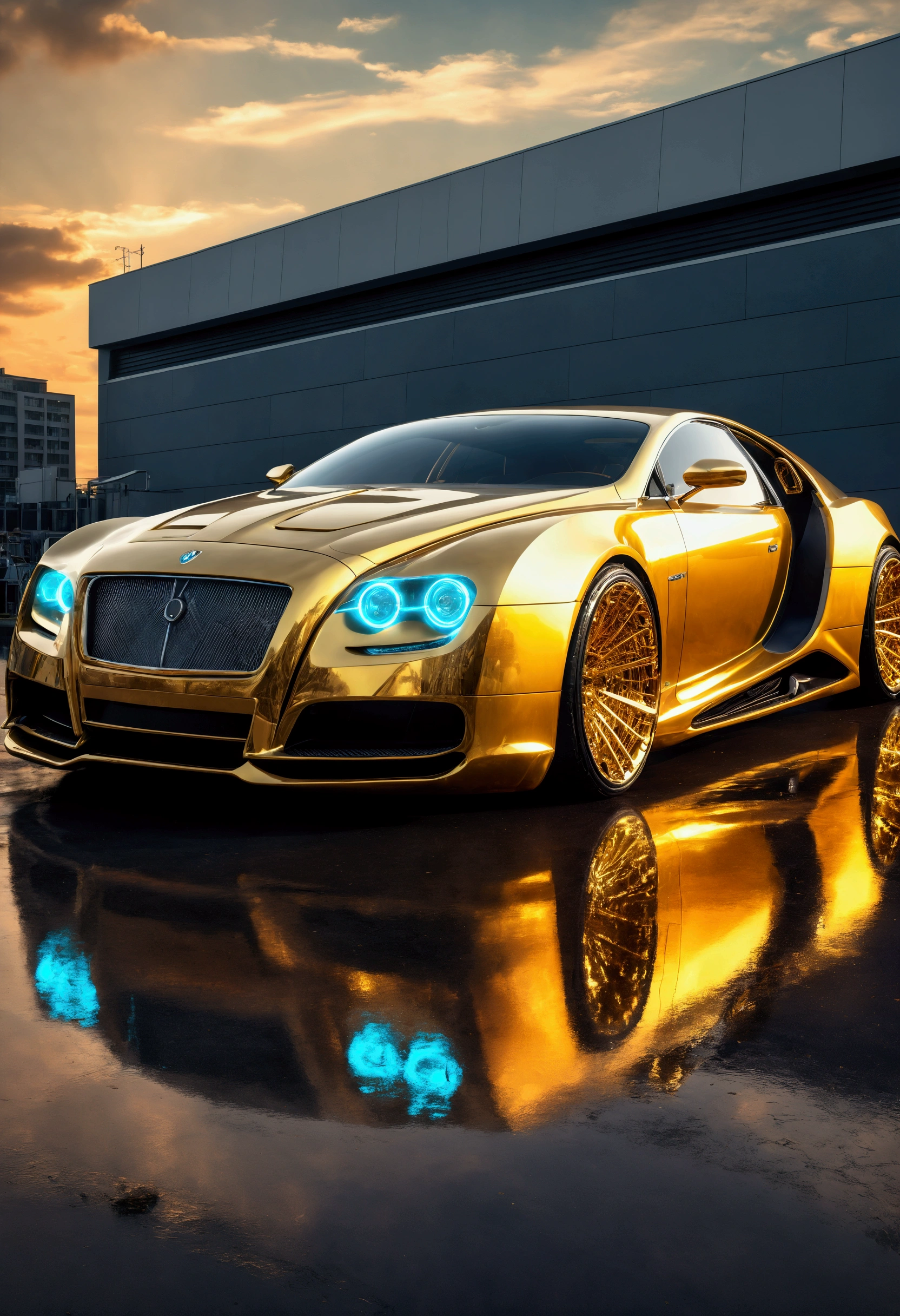 (masterpiece:1.1), (highest quality:1.1), (HDR:1.0), (CyberPunkAI city:1.1), ominous looking (futuristic car:1.2), iridescent paint, highly detailed rims, glowing rims, intricate details, (golden ratio, masterpiece:1.2), city background, (photorealistic, insane quality, best quality:1.4), extremely detailed, highest detail, highly detailed, incredibly detailed
, detailed, realistic, 8k uhd, high quality