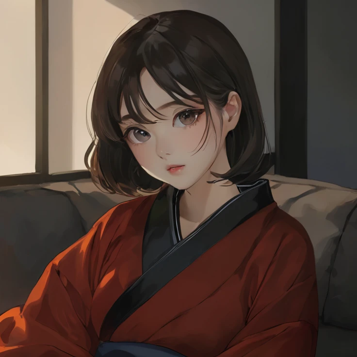 oil painting , manhwa style