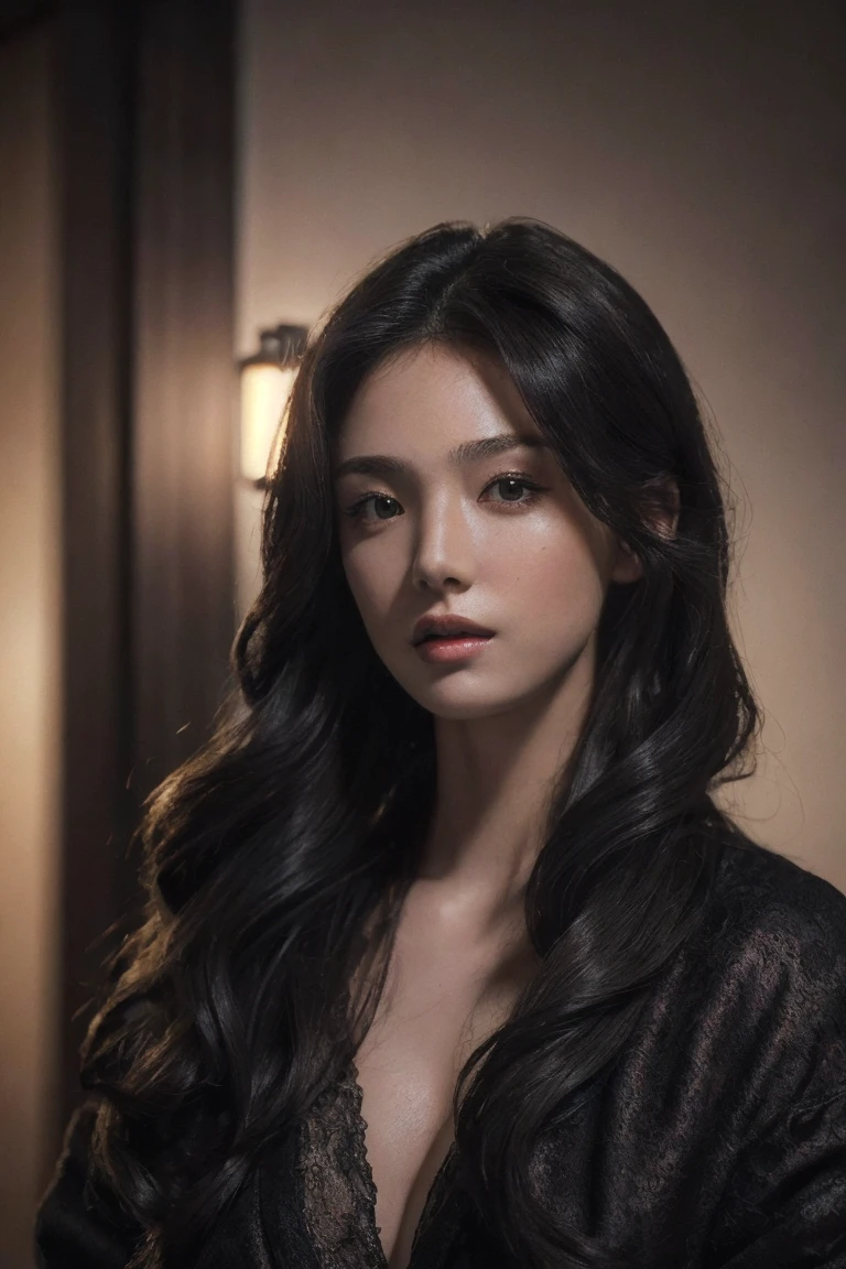 (masterpiece, Highest quality, Beautiful quality, Realistic, View your viewers, Detailed lighting, Highly detailed skin, Very fine hair, Shadow, 8k:1.2), (Women's photos, One girl:1.2),