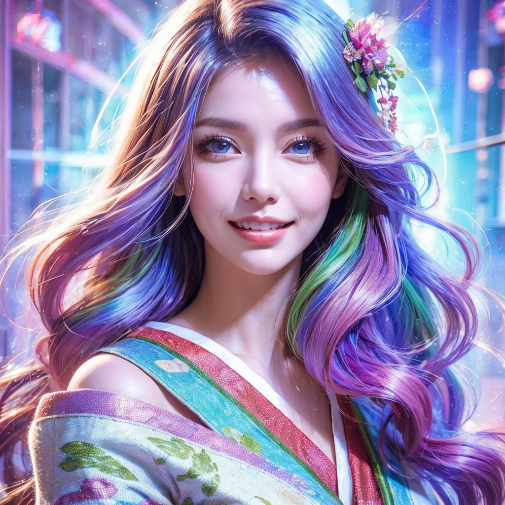 ((masterpiece)), ((Highest quality)), ((Complex)), ((Surreal)), (Realistic), (Mature Woman), ((No classes)), Very detailed, (1 female), Beautiful and exquisite, (Beautiful Teeth), Grin, Brunette bob hair, Brown eyes, ((blouse)), (Upper Body), (background:none), Perfect Eyes, Captivating eyes, Looking at the audience