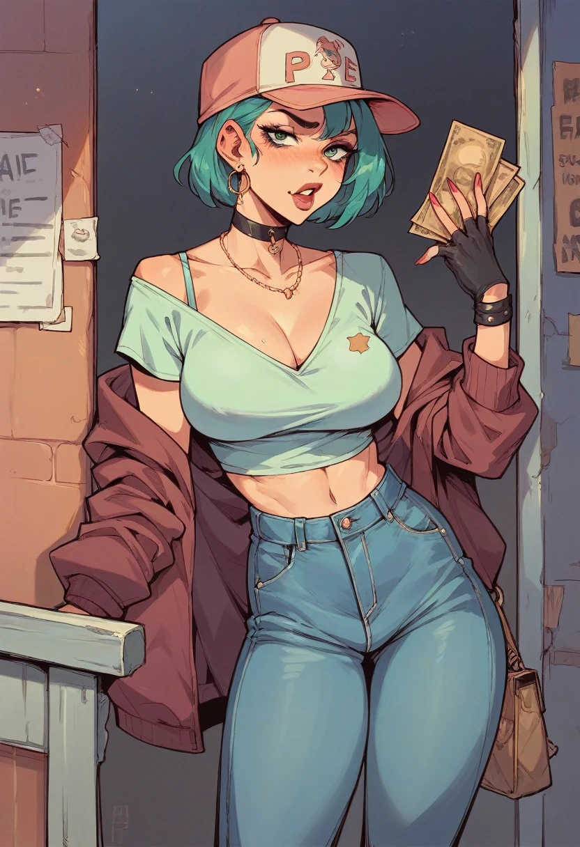 Venezuelan dressed as a prostitute