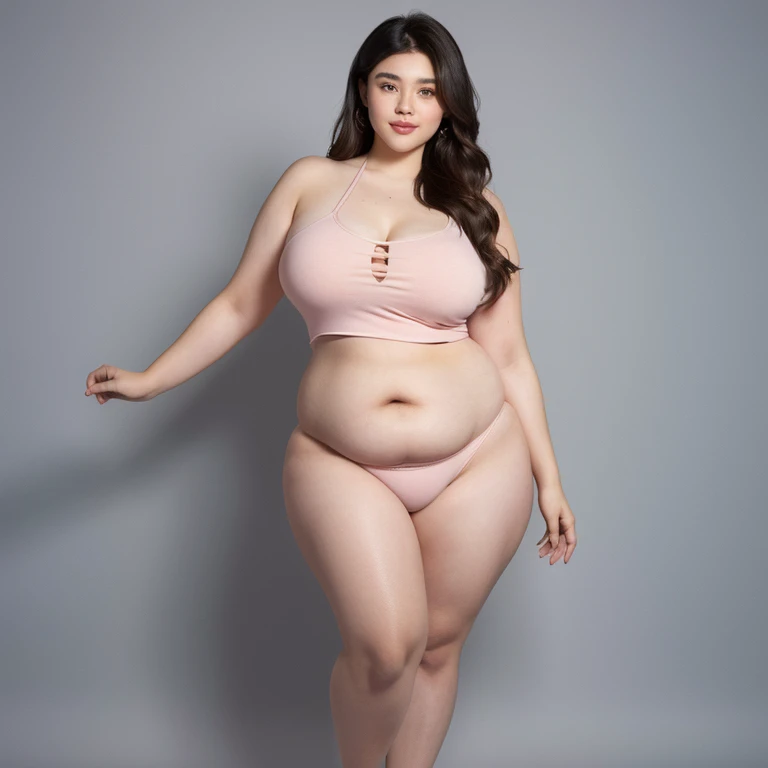 Close up of a person with a very large belly, photo taken from the front, Full growth at the front, Central full body frontal shot, photo taken from the front, Taken in the early 2020s, Showing shoulders from the front, seen from the front, frontal photo still, half body cut