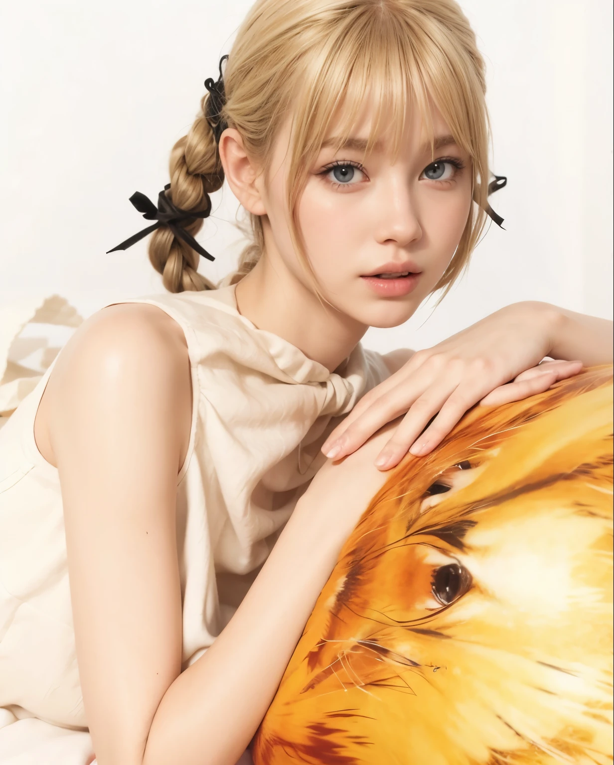 blonde woman