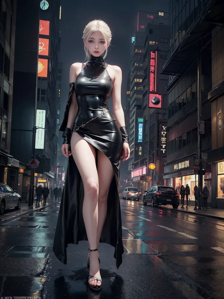 (1 girl:1.3)、full body lesbian，solo、__body parts__Realistic skin、pale skin、big、official art、unified 8k wallpaper、Super detailed、Beauty and aesthetic beauty、masterpiece、best quality、In the city of cyberpunk、dreamy atmosphere、calm palette、peaceful mood、pastel tones、Attractive，huge，city ruins，perfect，It&#39;s a perfect face，Perfect body, nude, I was creaming and put a finger in my, naked, nude