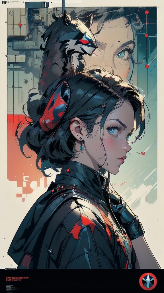 (((masterpiece, highest quality))),(((solo:1.2))),(((1girl:1.2))),32k wallpaper, very detailed, poster, vintage science fiction,(((((geometric cinematic movie poster))))), ((bauhaus)),(shape),(((abstract))),(mid century modern),movie poster,(((((portfolio))))),(((((Close-up))))),(((((bust up))))),((((more various angle)))),((((highlight)))),((((heterochromia)))),(((complete. detailed face))),((((Extremely talented)))),(((((most complecated futristic machine))))),(Colorful color scheme),(((detailed unlimited mechanic complete equipment : deadpool))),(((Absolutely nothing background)))