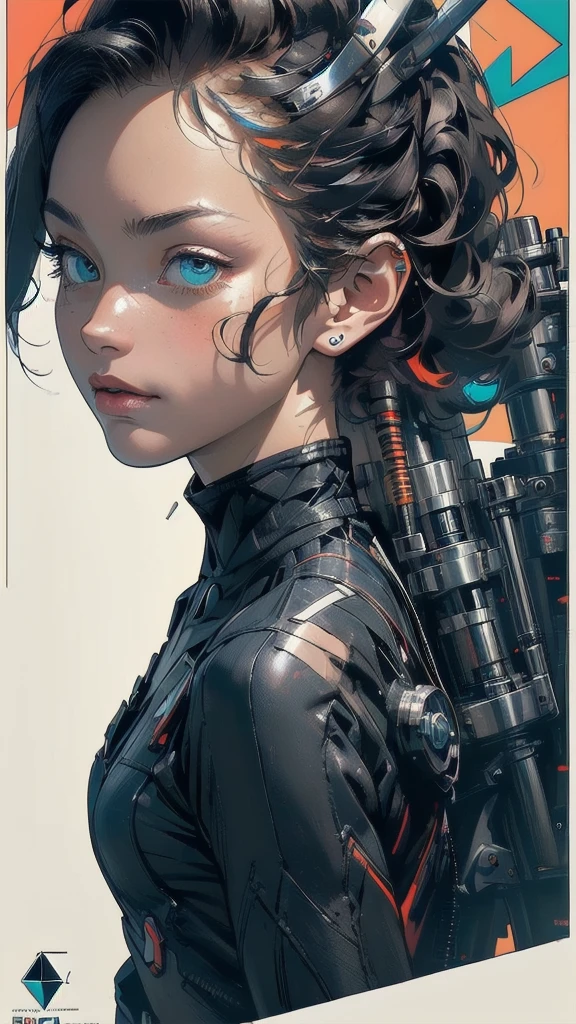 (((masterpiece, highest quality))),(((solo:1.2))),(((1girl:1.2))),32k wallpaper, very detailed, poster, vintage science fiction,(((((geometric cinematic movie poster))))), ((bauhaus)),(shape),(((abstract))),(mid century modern),movie poster,(((((portfolio))))),(((((Close-up))))),(((((bust up))))),((((more various angle)))),((((highlight)))),((((heterochromia)))),(((complete. detailed face))),((((Extremely talented)))),(((((most complecated futristic machine))))),(Colorful color scheme),(((detailed unlimited mechanic complete equipment : Wolverine))),(((Absolutely nothing background)))
