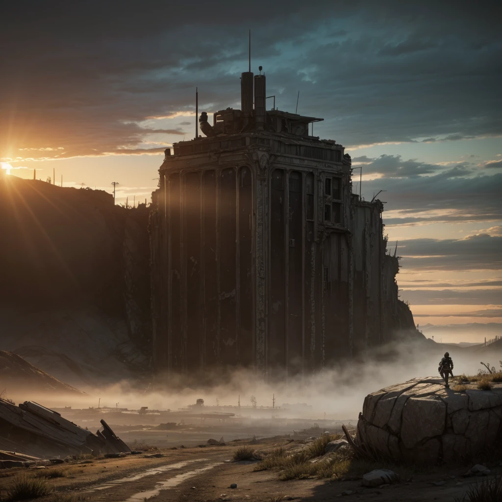 Post-apocalyptic landscape