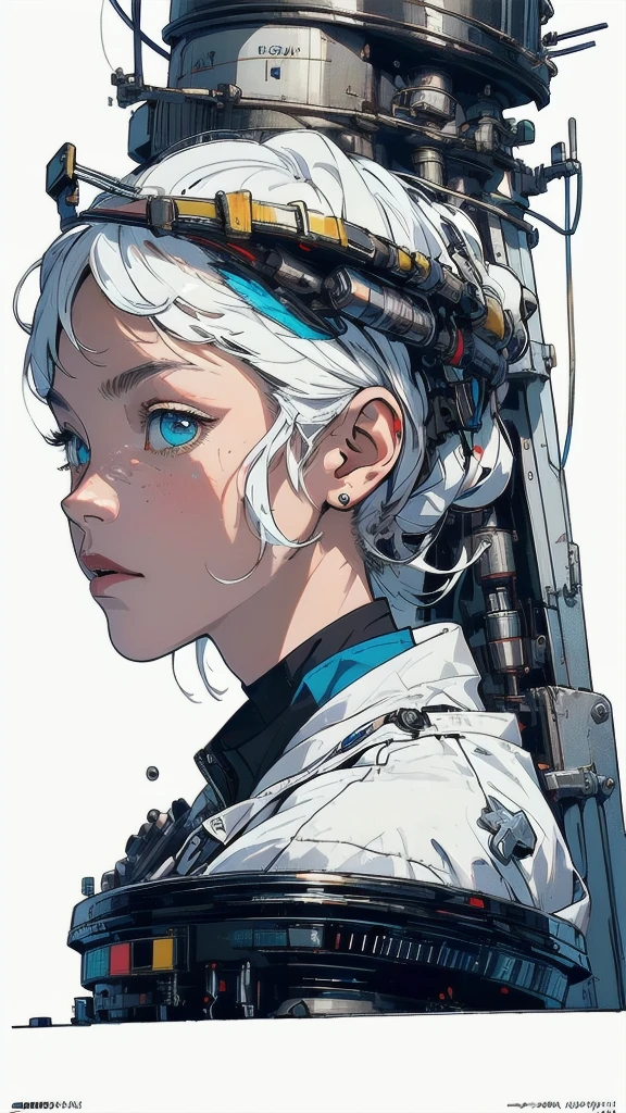(((masterpiece, highest quality))),(((solo:1.2))),(((1girl:1.2))),32k wallpaper, very detailed, poster, vintage science fiction,(((((geometric cinematic movie poster))))), ((bauhaus)),(shape),(((abstract))),(mid century modern),movie poster,(((((portfolio))))),(((((Close-up))))),(((((bust up))))),((((more various angle)))),((((highlight)))),((((heterochromia)))),(((complete. detailed face))),((((Extremely talented)))),(((((most complecated futristic machine))))),(Colorful color scheme),(((detailed unlimited mechanic complete equipment : classified special))),(((Absolutely white background)))
