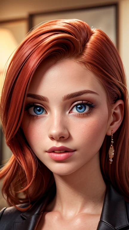 (young sexy redhead,perfectbody,posando,role model,internship,Luxury Salon),(oil painting),(face detailed,gorgeous eyes,detailed lips),(best qualityer,high resolution:1.2),(realisitic),(portraite),(swirly vibrant colors),(soft lighting)