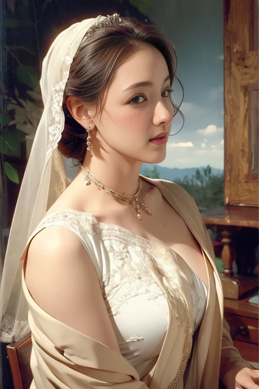 masterpiece,highest quality,Top,(Woman&#39;s transformation_woman:1),(naked:1.3), (35歳のWoman warrior:1.3),、Big and ample breasts,very Big Breasts,Big Breasts,belly button,Hyper Real,You are in a battlefield in a medieval European city.,Expressionless,、British woman、Delicate skin texture to the smallest detail 、(Detailed blue eyes)、(Chubby body type))、(Very big)、Middle-aged woman、(ふわふわbiondeの長い髪)、Wheat tanned skin、(bionde)、Very big、European Woman warrior、big breasts cleavage、Richly decorated gold armor、Medieval witch、High Leg、Long gold boots with flashy decorations、Deep neckline、Pure gold and jewellery necklaces and collars、Big gold earrings、Bright red lips、Wearing gorgeous gold armor、Gold Long Gloves、He has a big long sword、The sword is ornately decorated..........................、The blade is pitch black、(Woman warrior)、(battlefield)、