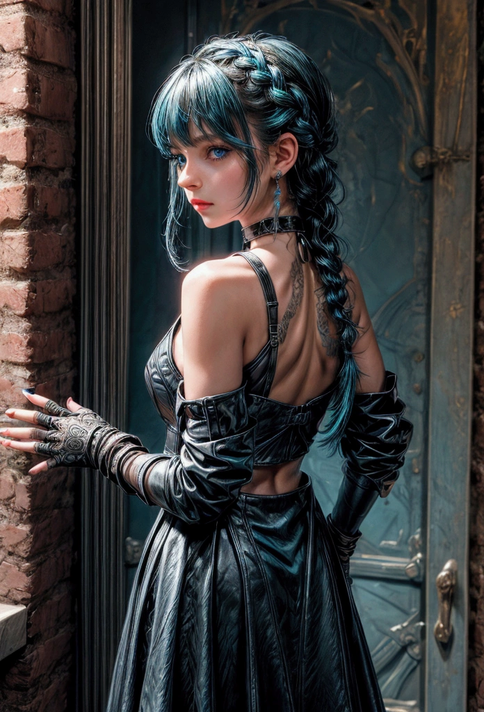 Candid full-body capture of a captivating (Goth_punk) barbie that looks like Margot Robbie, meticulous, intricate, intimate, nuanced, (film grain), vibrant, (ray-traced caustics), subsurface scattering, soft lighting, (masterpiece), (masterwork), (top quality), (best quality), (highest quality), (highest fidelity), (highest resolution), (highres), (highest detail), (highly detailed), (hyper-detailed), (detail enhancement), (deeply detailed), awe inspiring, breathtaking, super-resolution, megapixel, UHD, HDR, FHD, 8k, 16k, 32k, 64k, high dynamic range, (most beautiful image), (most beautiful artwork), insanely detailed, beautifully color graded, post processing, post production, dynamic tone mapping, volumetric, ultra-detailed, super detailed.