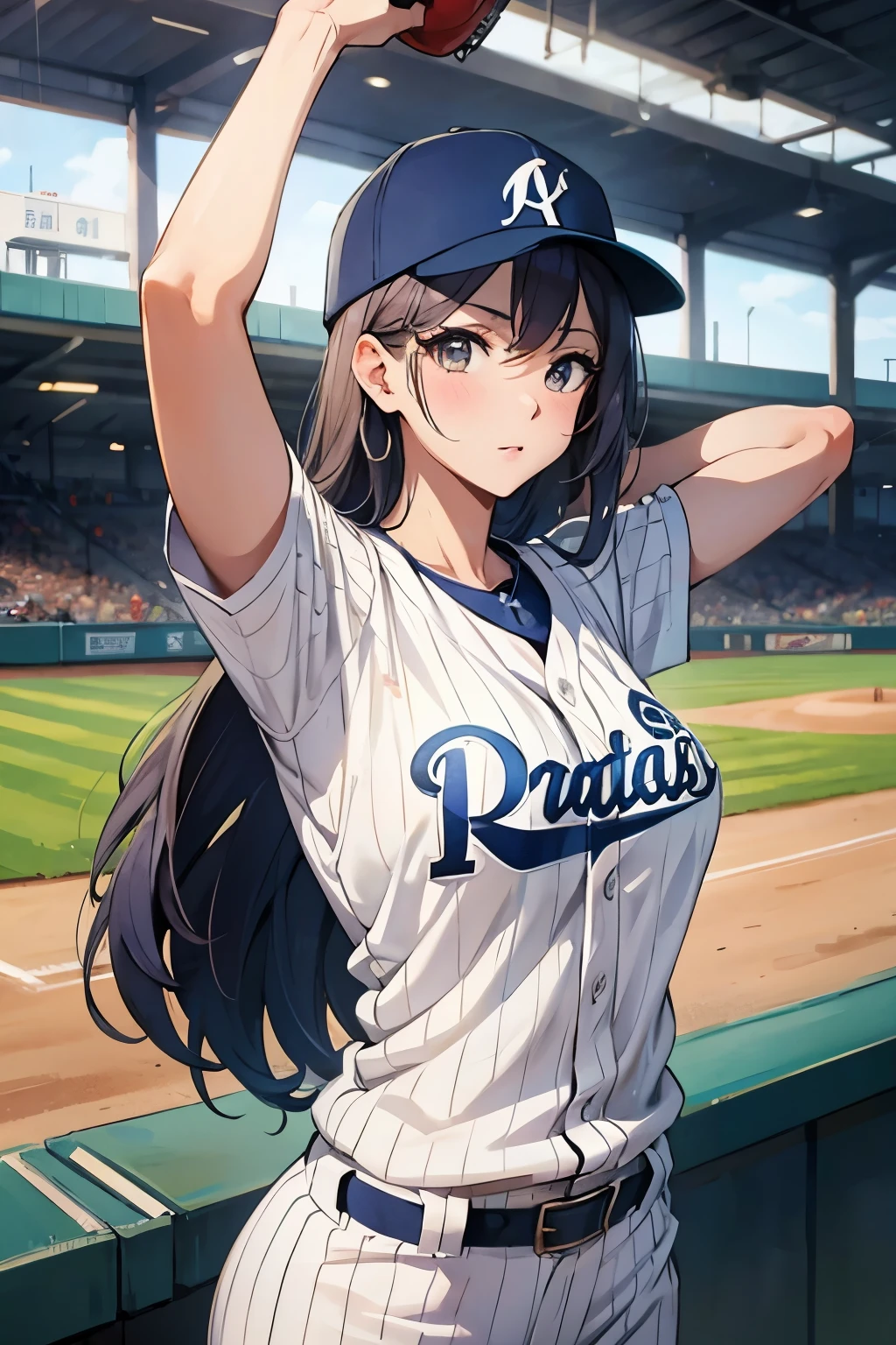Baseball Beauty、Large breasts、Sexy