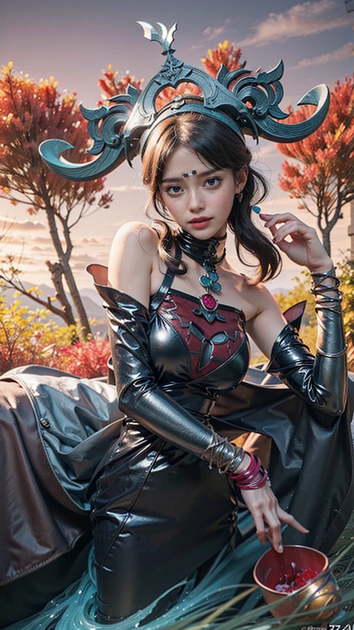 a close up of a girl (mobile legends character detailed black hair, big booobs , shadowbringers cinematic, 4 k detail fantasy, a beautiful fantasy empress, game cg, xianxia fantasy, xianxia hero, 2. 5 d cgi anime fantasy artwork, cinematic goddess close shot, ruan jia and artgerm, wow 4 k detail fantasy, hyperdetailed fantasy character